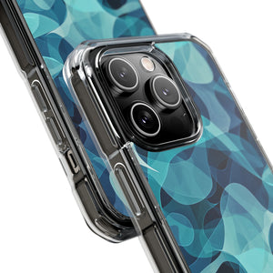 Cool Tones Showcase | Handyhülle für iPhone (Clear Impact Case – magnetisch)