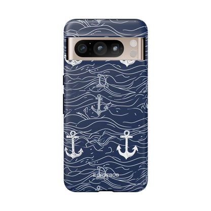 Nautical Whimsy: Anchors and Waves - for Google Pixel 8