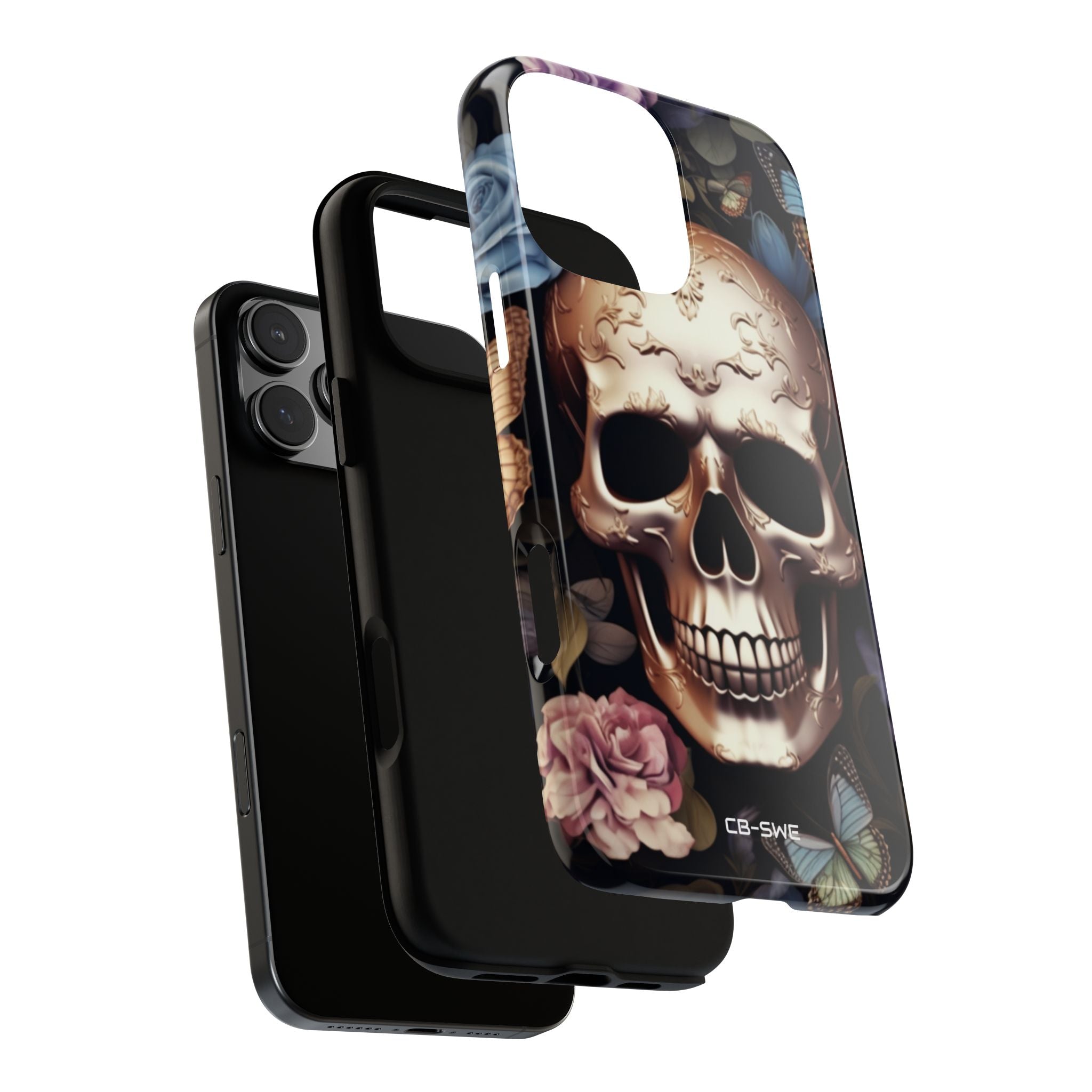 Skull Among Blossoms - iPhone Case