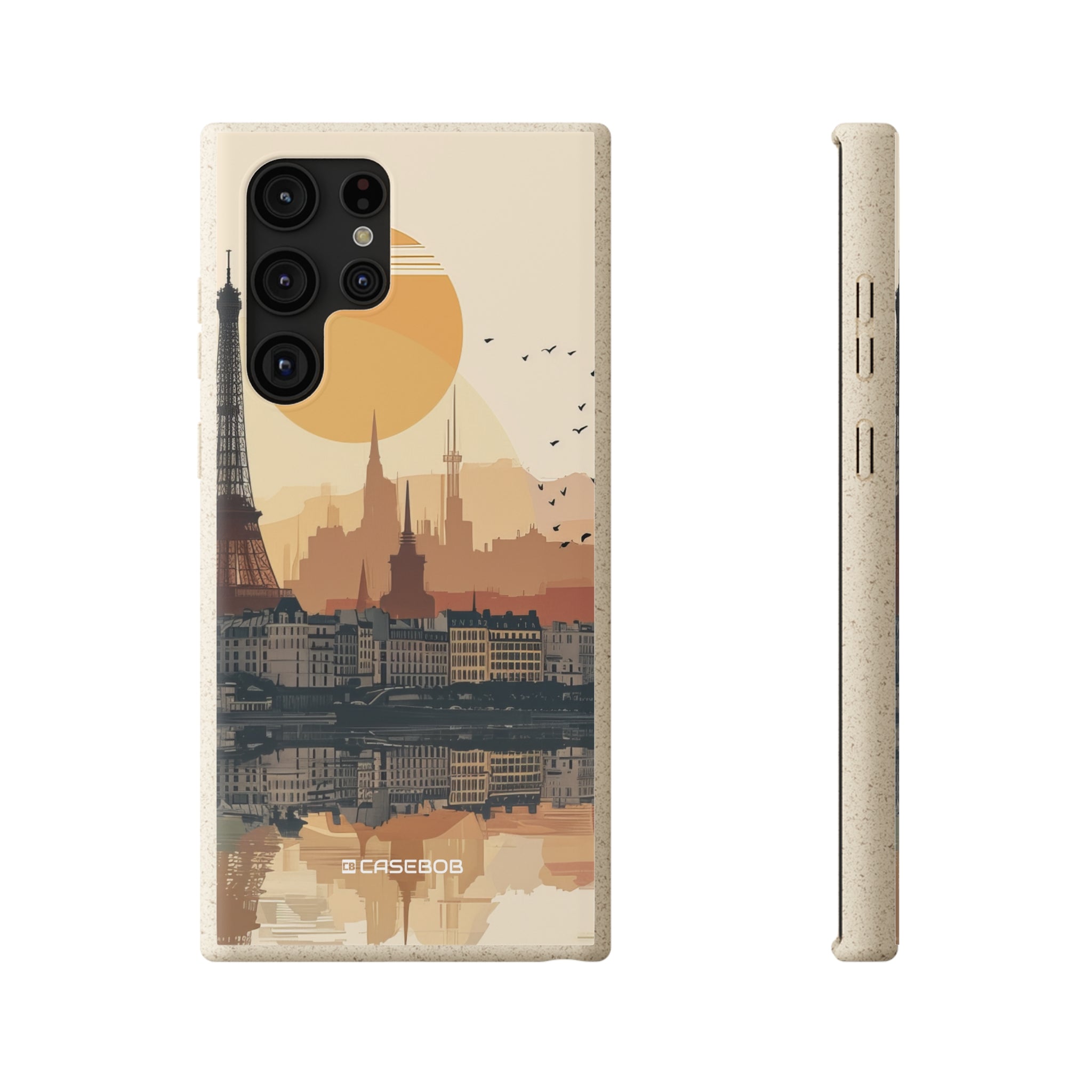 Parisian Sunset Serenity | Biodegradable Phone Case