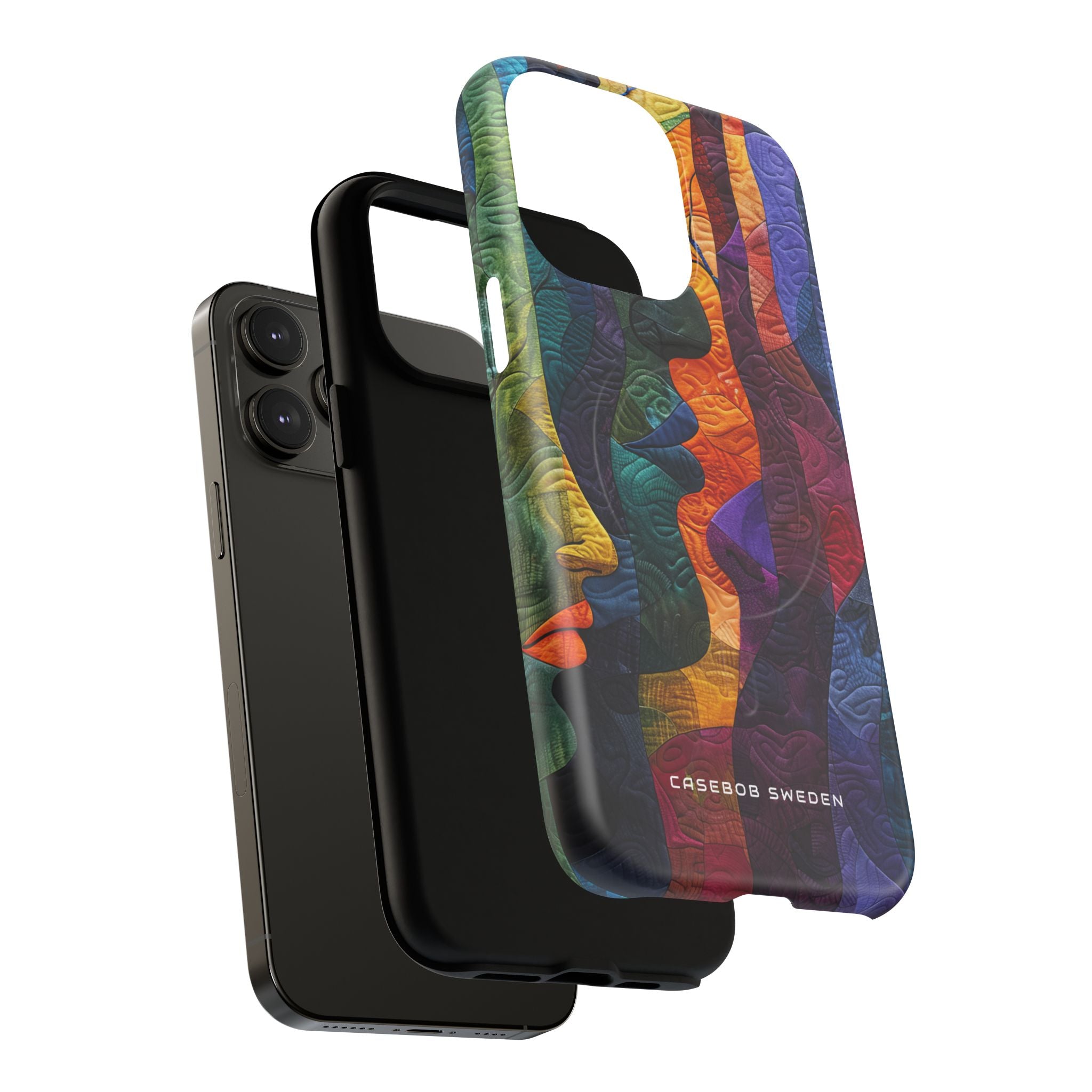 Harmonized Faces and Nature Fusion iPhone 14 | Tough+ Phone Case