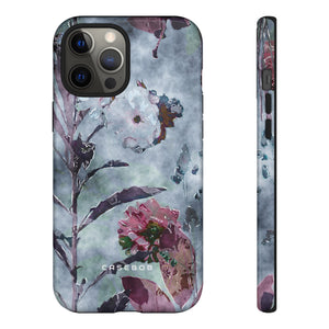 Monochrome Roses, Peonies & Asters - Protective Phone Case