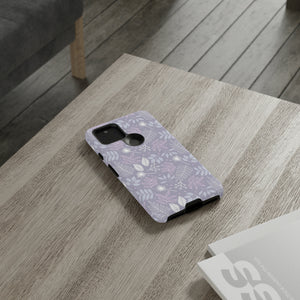 Purple Mona Leaf - Protective Phone Case