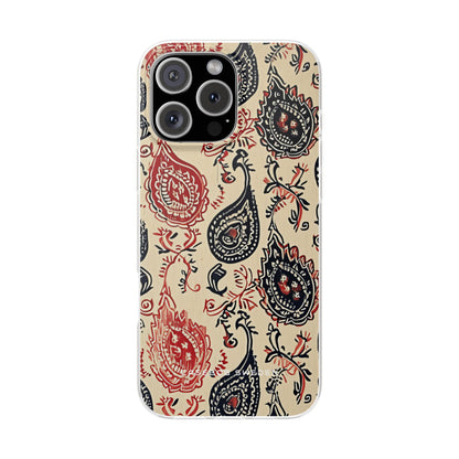 Vintage Paisley Elegance iPhone 16 - Flexi Phone Case