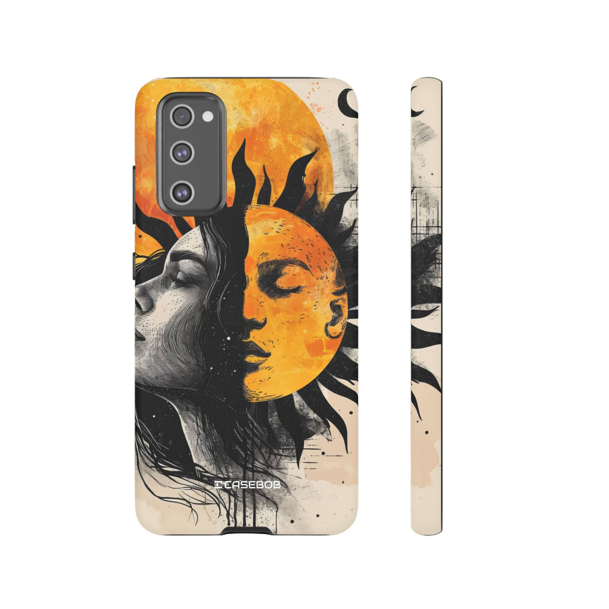 Sunlit Duality | Protective Phone Case for Samsung Galaxy