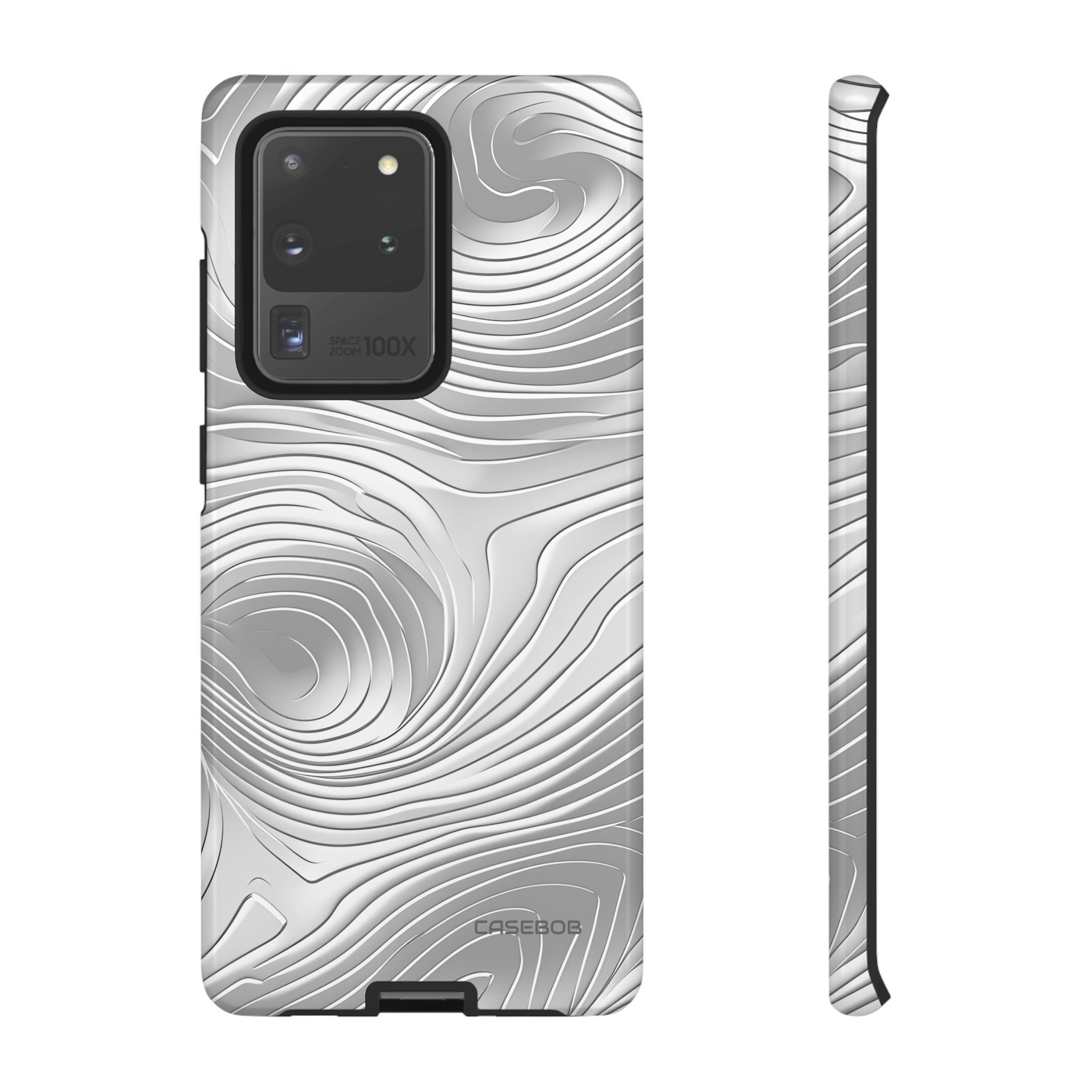 Sleek Grey Minimalism - Protective Phone Case