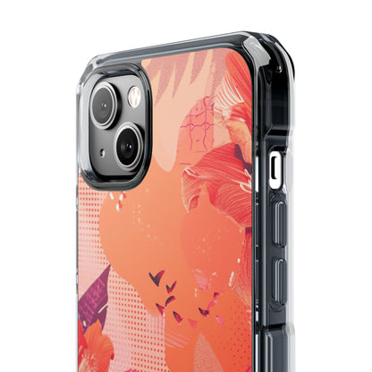 Living Coral  - Clear Impact Case for iPhone