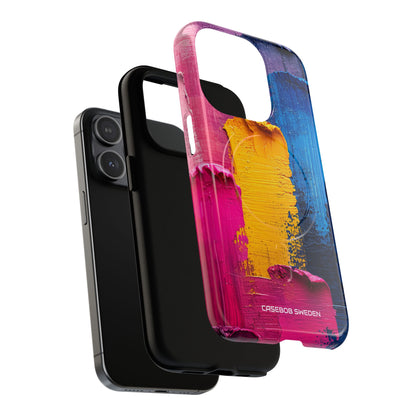 Bold Abstract Texture - Tough + MagSafe® iPhone 15 Phone Case