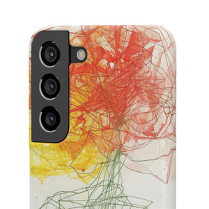 Fiery Blossom | Slim Phone Case for Samsung