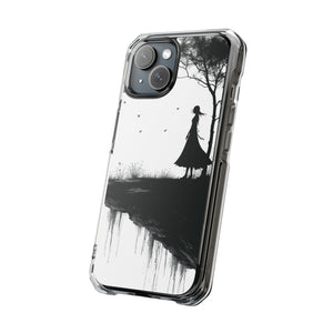 Solitary Serenity - Phone Case for iPhone (Clear Impact - Magnetic)