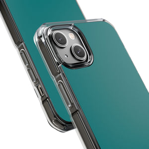 Teal | Phone Case for iPhone (Clear Impact Case - Magnetic)