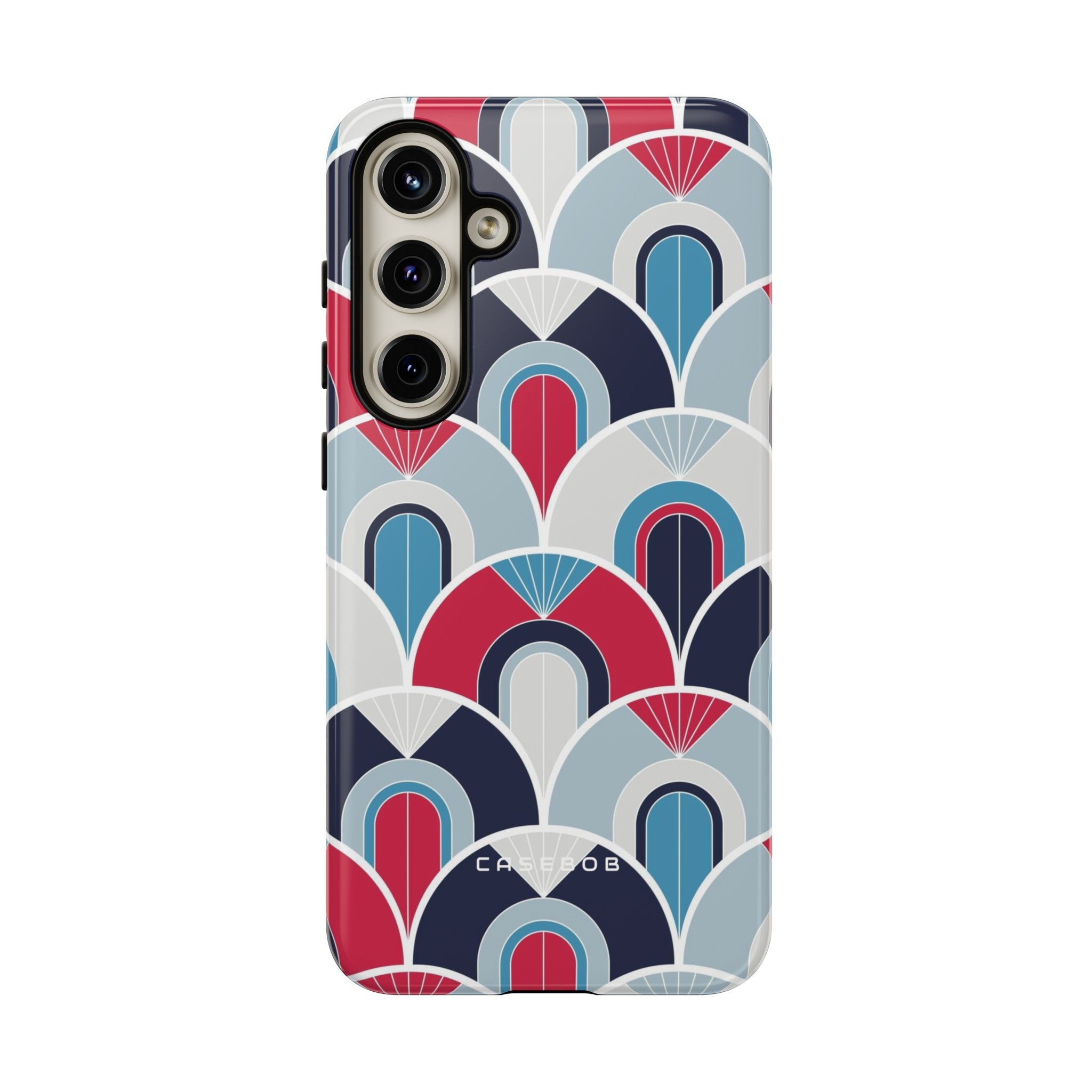 Blue Retro - Protective Phone Case