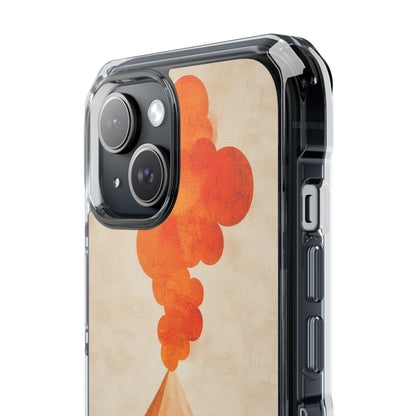 Erupting Heat Waves iPhone Case - Impact