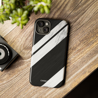 Distressed Stripe Motion iPhone 15 Plus Case - Tough