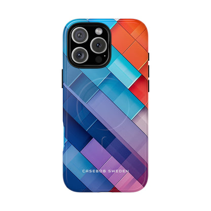 Vibrant GeoFlow iPhone 16  Tough+ Phone Case