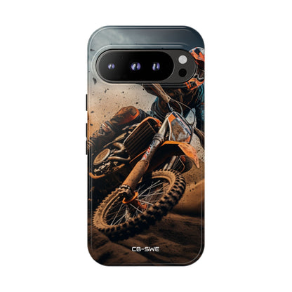Rider Amidst Desert Fury - Google Pixel Case