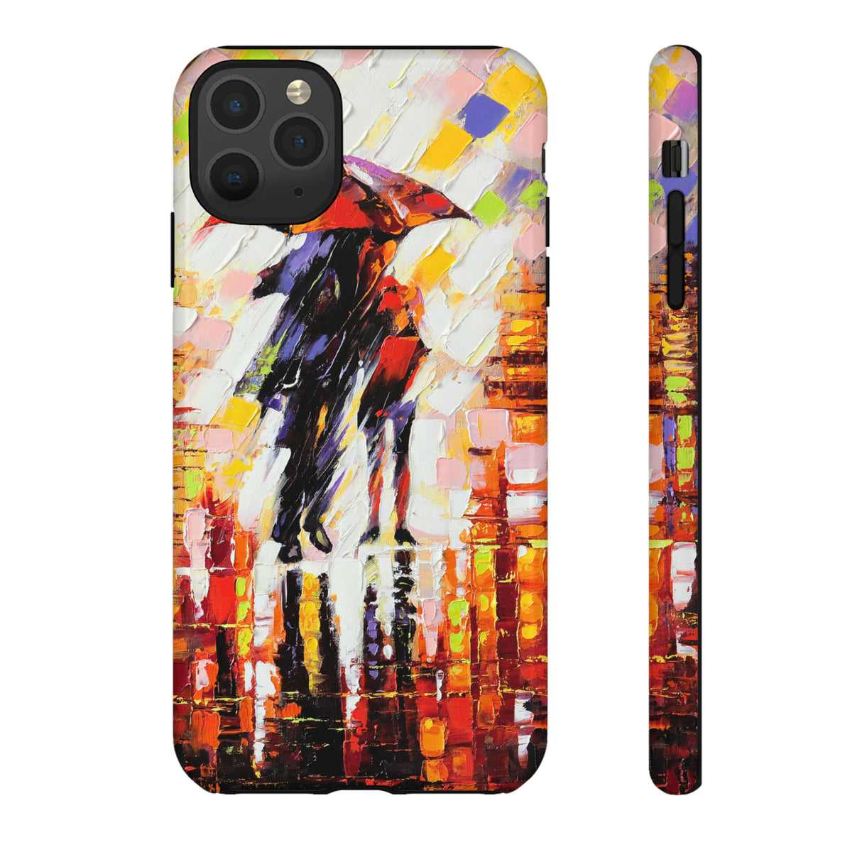 Oil Panting - Enamoured under Umbrella - Protective Phone Case