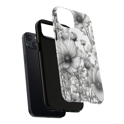 Vintage Floral Etching iPhone 14 - Tough+