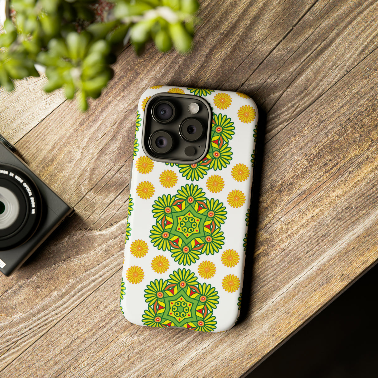 Lime Mandela - Protective Phone Case