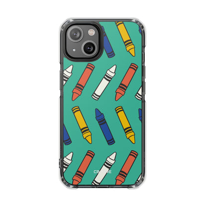 Crayons Dance Playfully iPhone Case - Impact