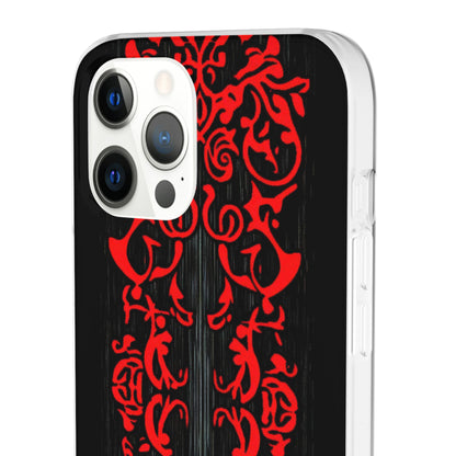 Gothic Crimson Symmetry iPhone 12 - Flexi Phone Case