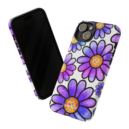 Polka Dot Blooms iPhone 15 Plus Case - Tough