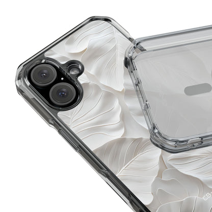 Elegant Leaf Relief iPhone Case - Impact