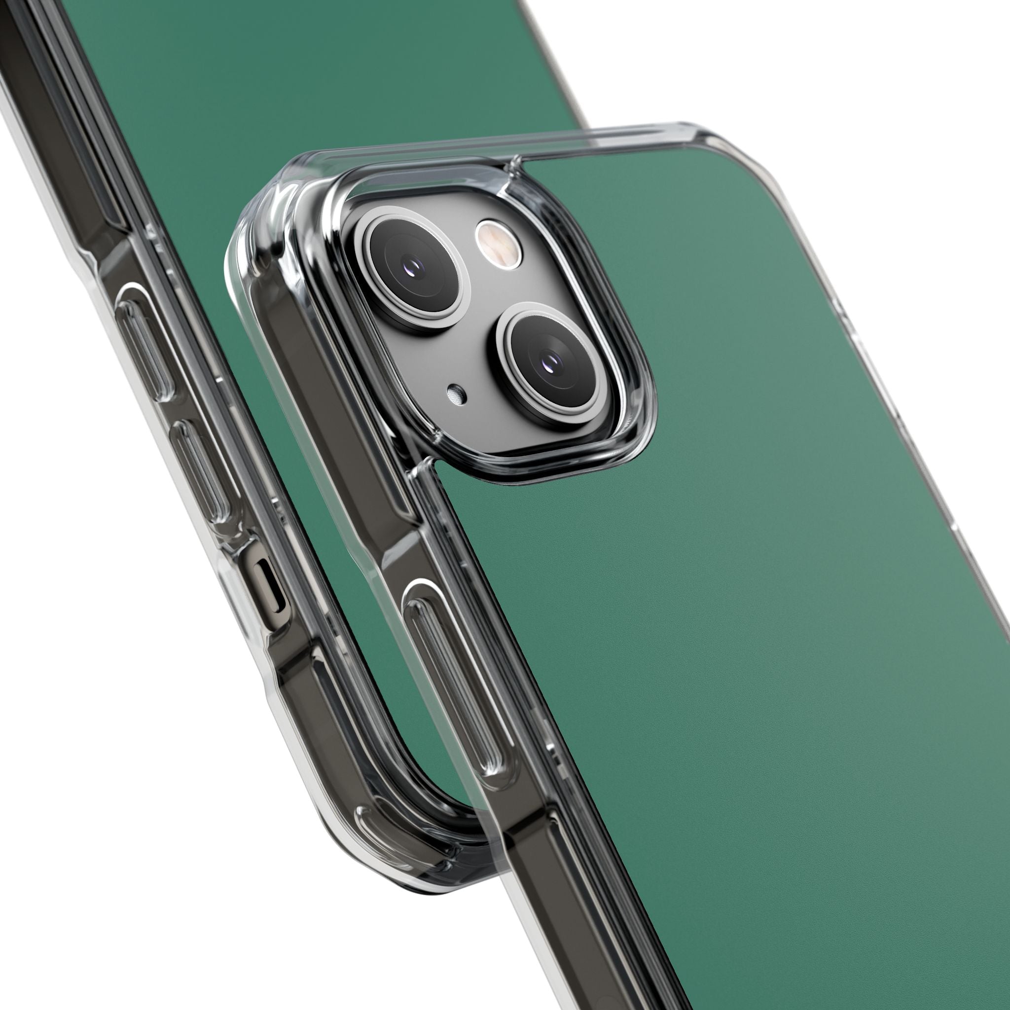 Viridian Green - Clear Impact Case for iPhone