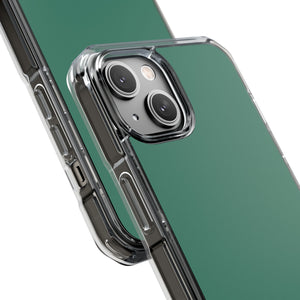 Viridiangrün | Handyhülle für iPhone (Clear Impact Case – magnetisch)