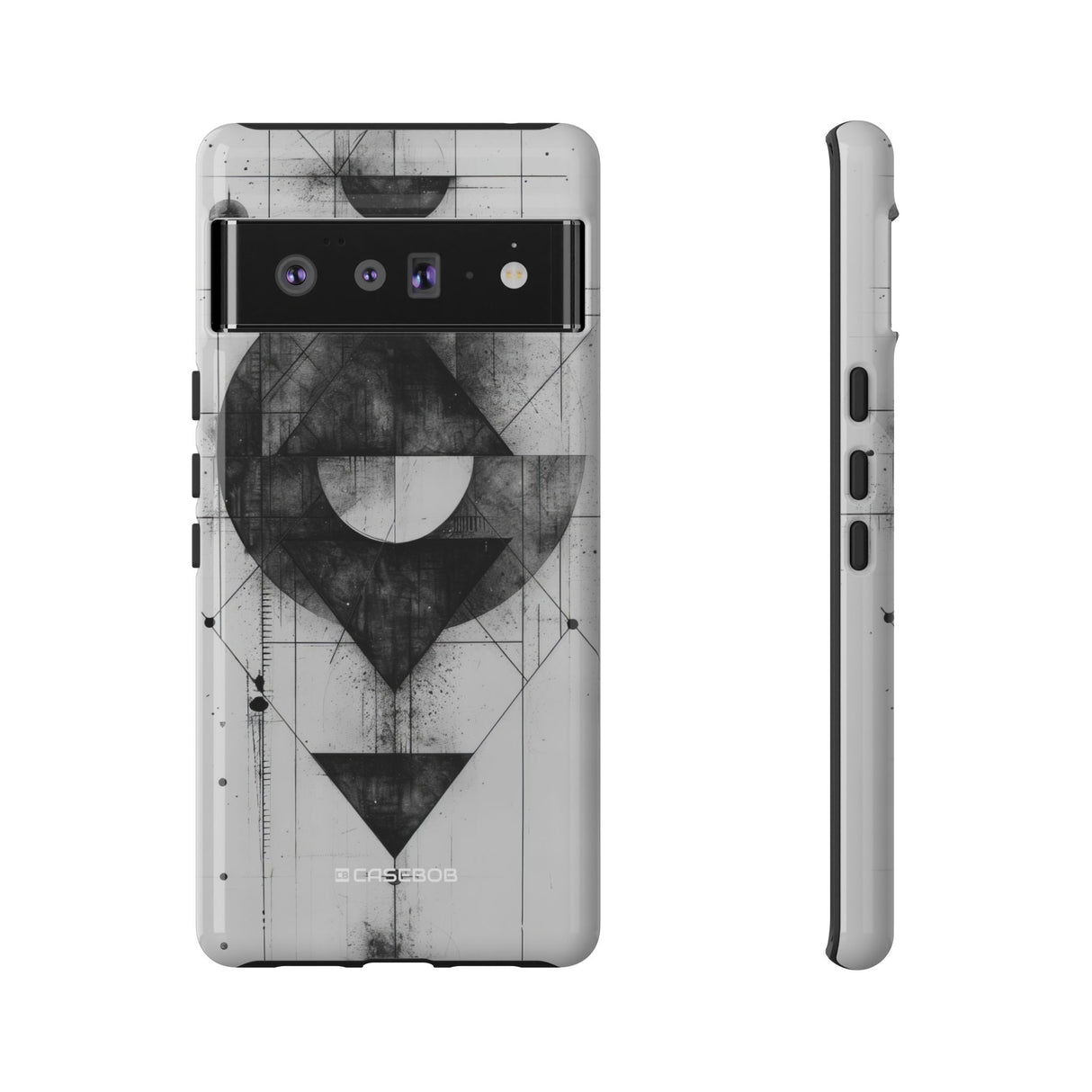 Monochrome Geometry | Protective Phone Case for Google Pixel