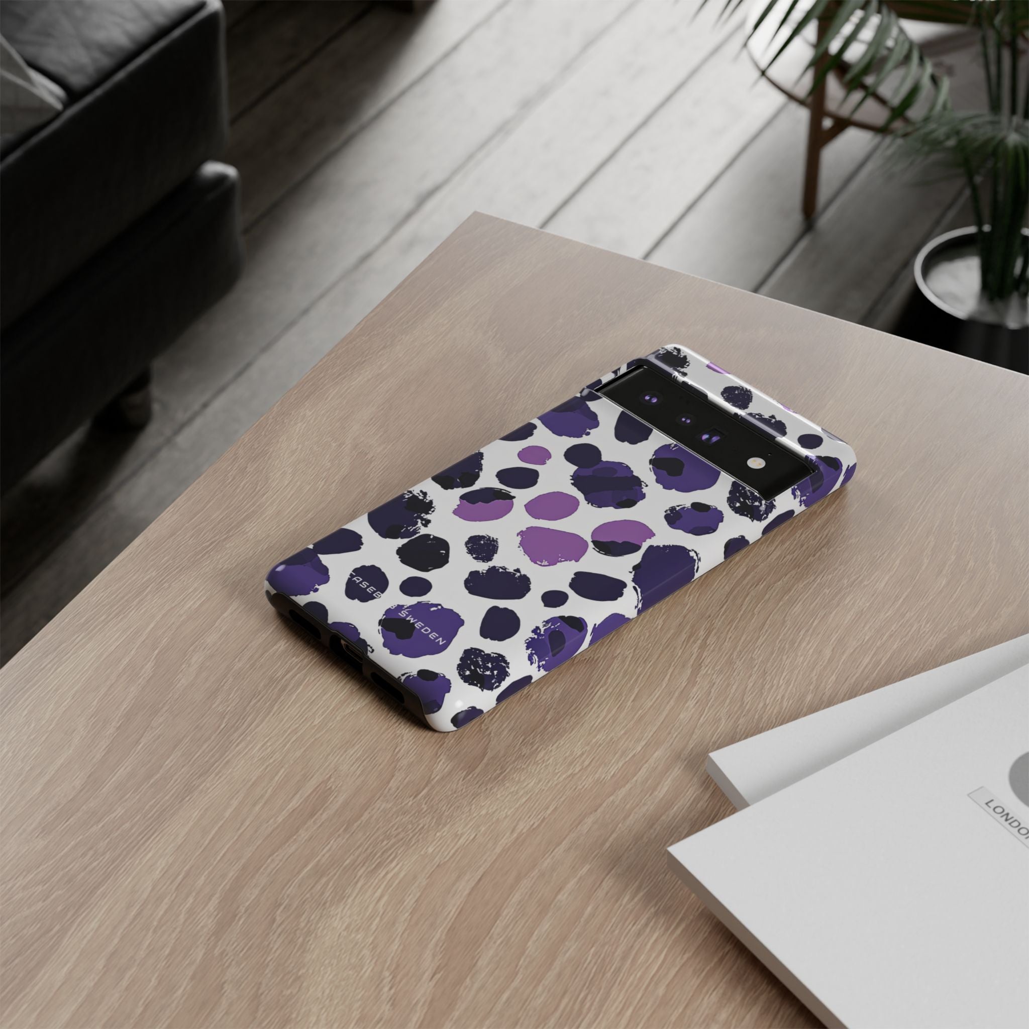 Purple Inkblots Google Pixel 6 - Tough Phone Case