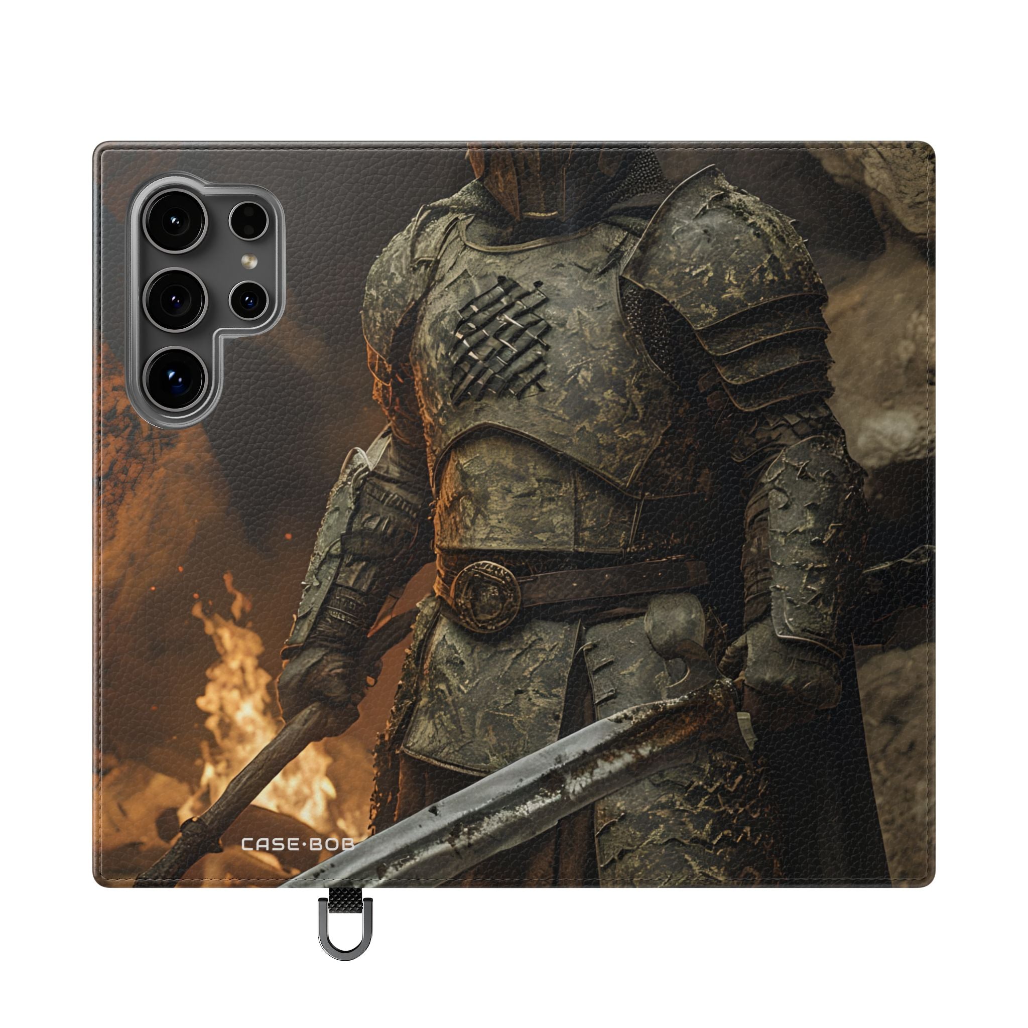 Horned Warrior Flame - Samsung S24 Ultra Case - Wallet