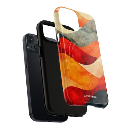 Cracked Wave Sunset iPhone 14 Case - Tough+