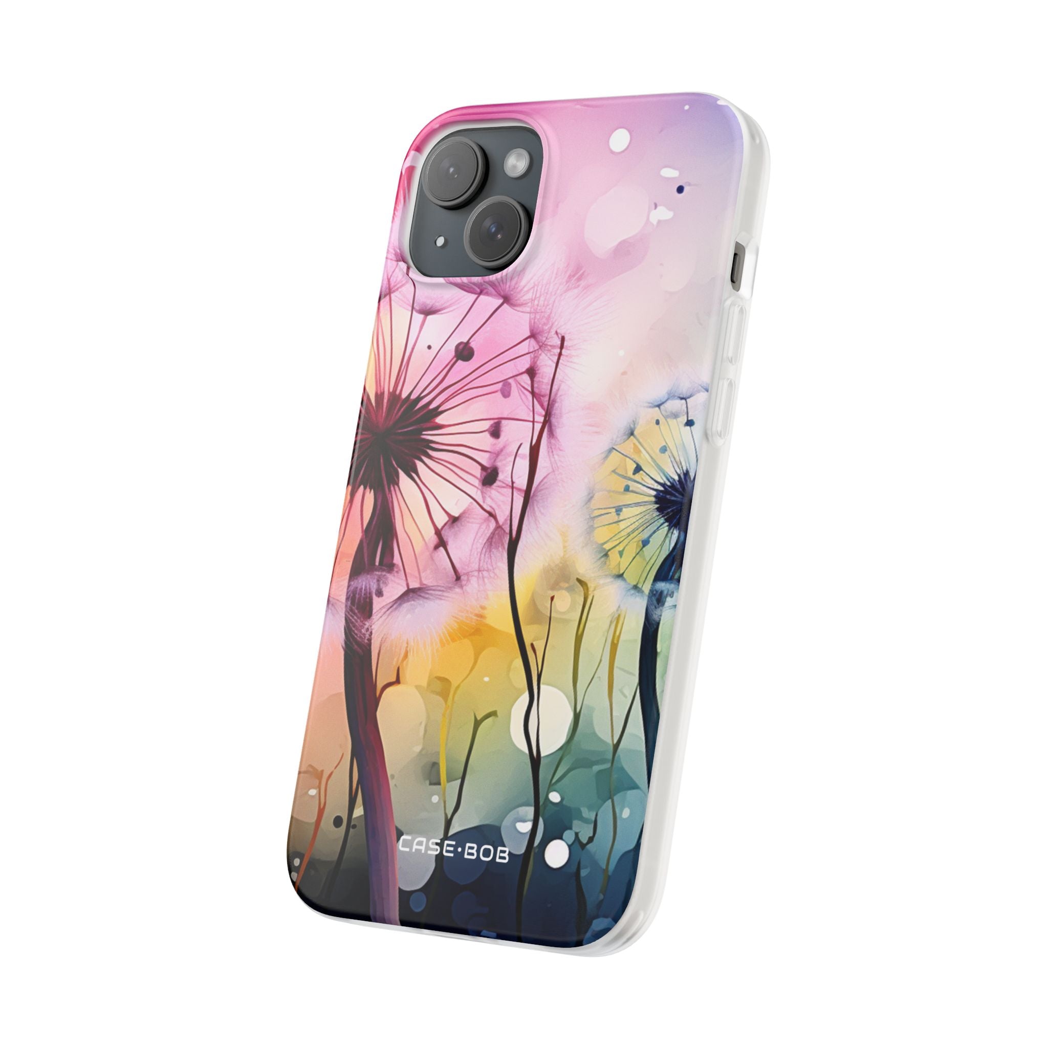 Dandelion Glow iPhone 15 Plus Case - Soft