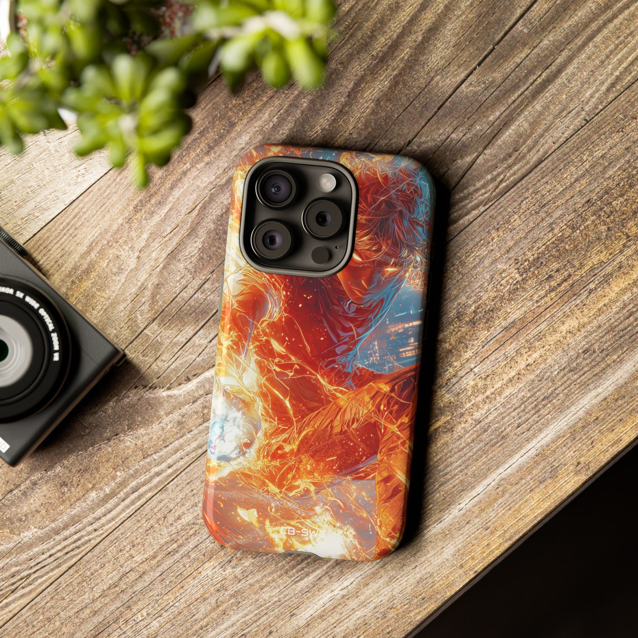 Flames Dance Wildly - iPhone Case