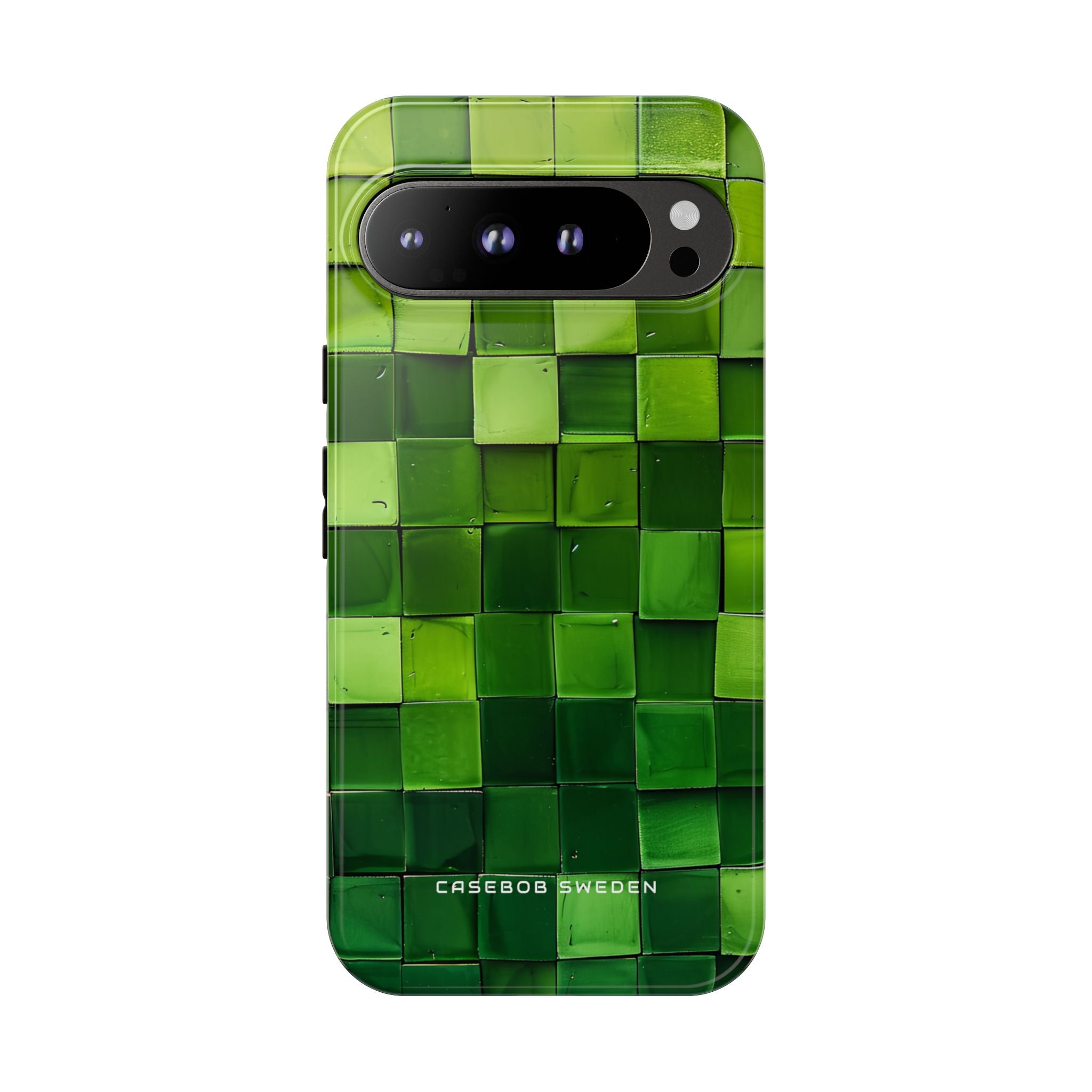 Green Cube Gradient Harmony Google Pixel 9 - Tough Phone Case