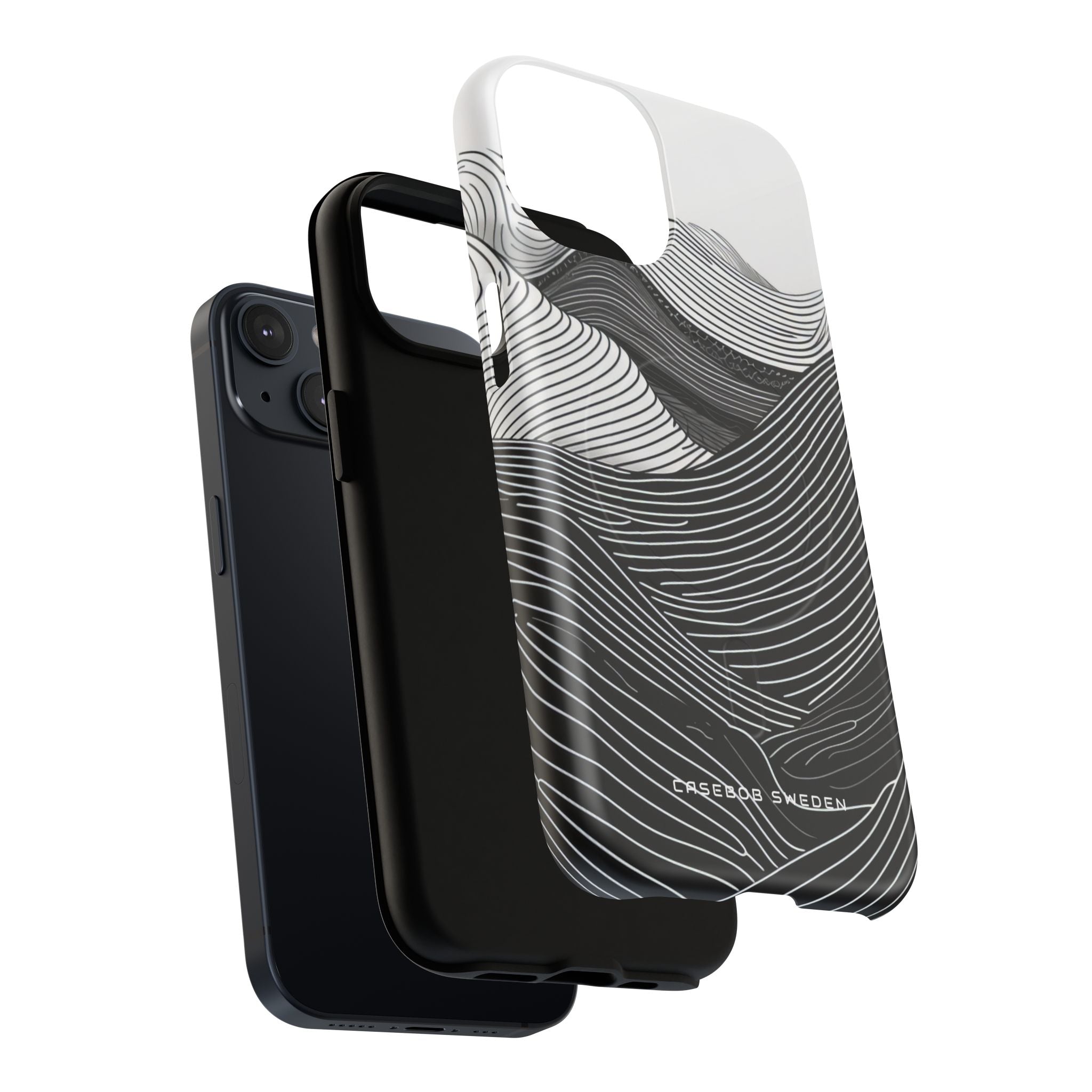 Undulating Horizon Waves iPhone 14 | Tough+ Phone Case