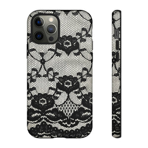 Lilrunge Gothic Flower - Protective Phone Case