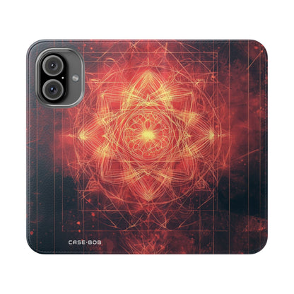 Glowing Mandala - iPhone 16  Case - Wallet