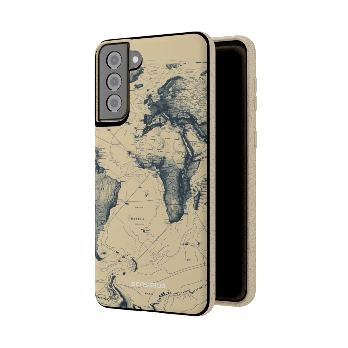 Vintage World Map | Biodegradable Phone Case