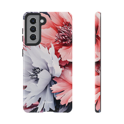 Digital Floral Elegance - Samsung Case