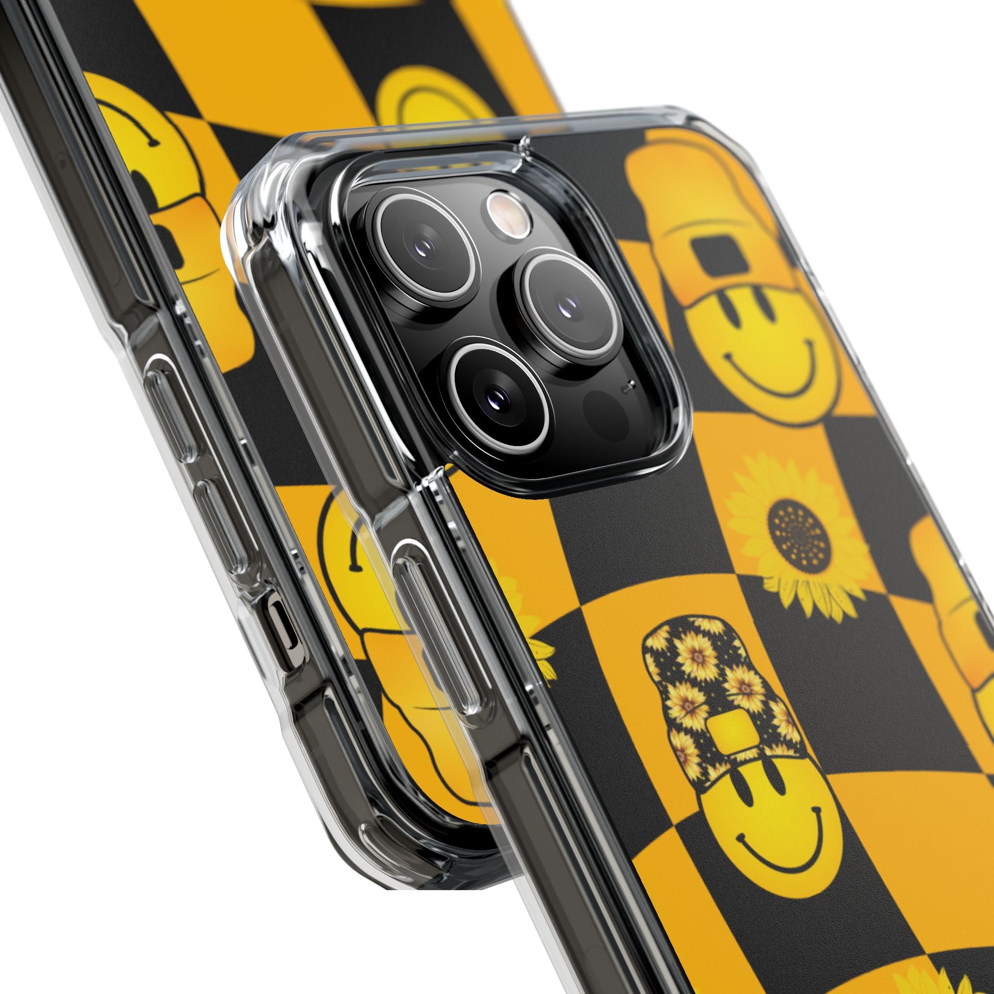 Joyful Checkered Smiles iPhone Case - Impact
