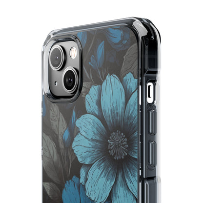 Blue Petal Radiance iPhone 14 Plus Case - Impact