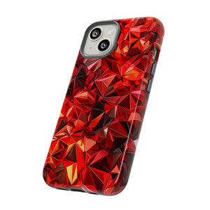 Geometric Red Fusion - Schutzhülle fürs Handy