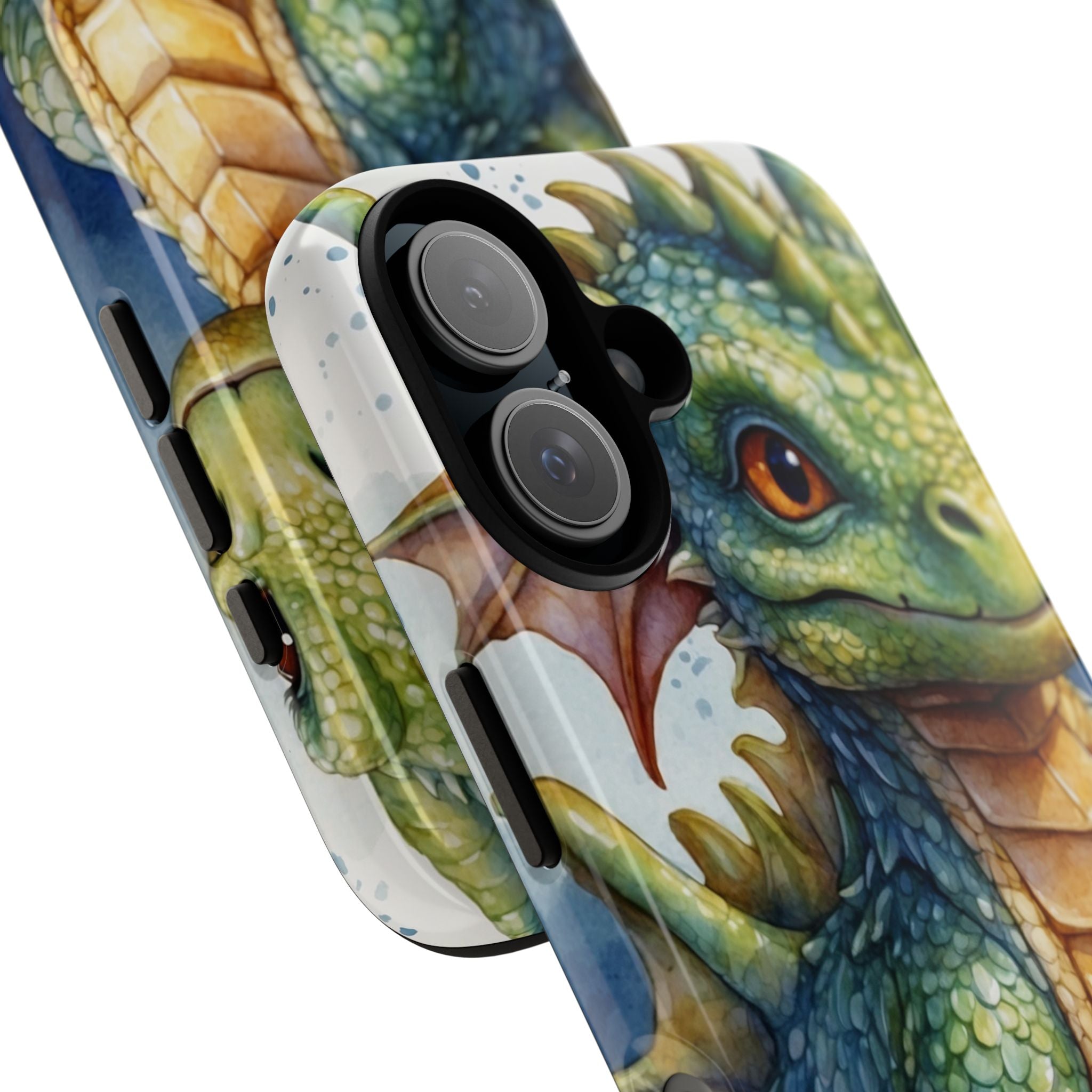 Green Dragon Smiles - iPhone Case