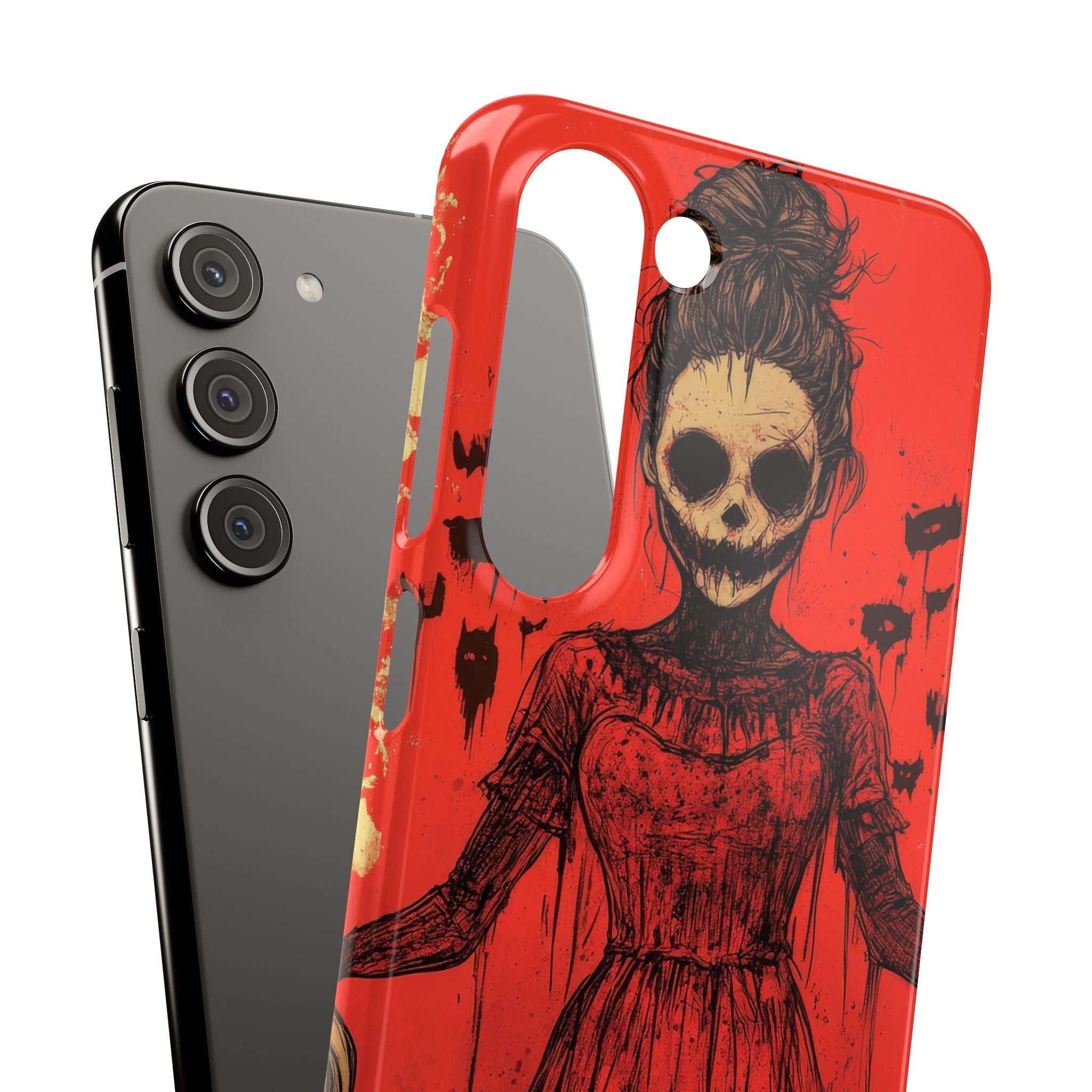 Haunting Scarlet Descent Samsung S23 - Slim Phone Case