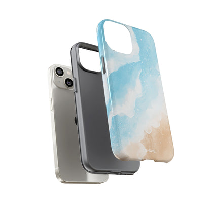 Serene Coastal Whispers - iPhone Case