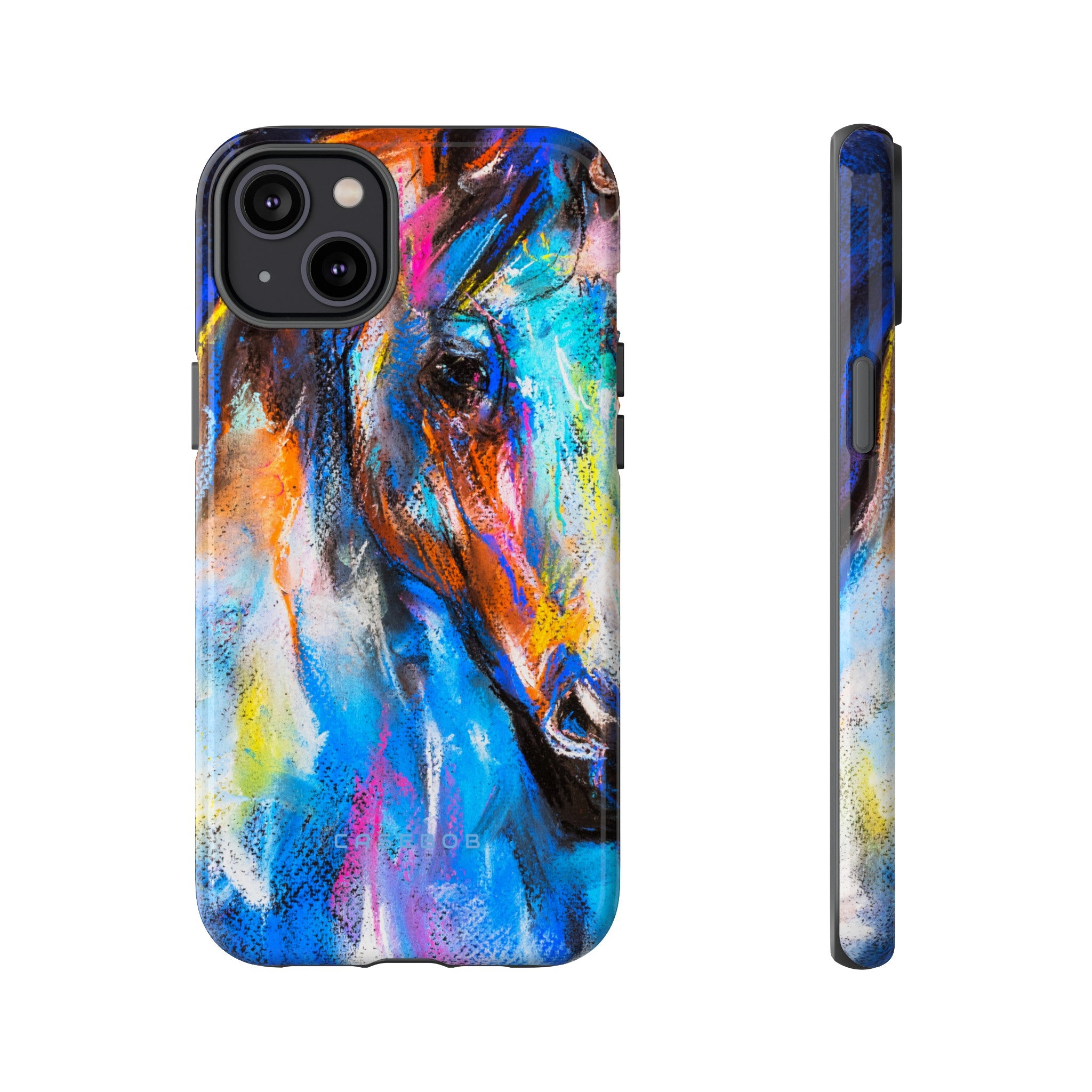 Original Pastel Horse - Protective Phone Case