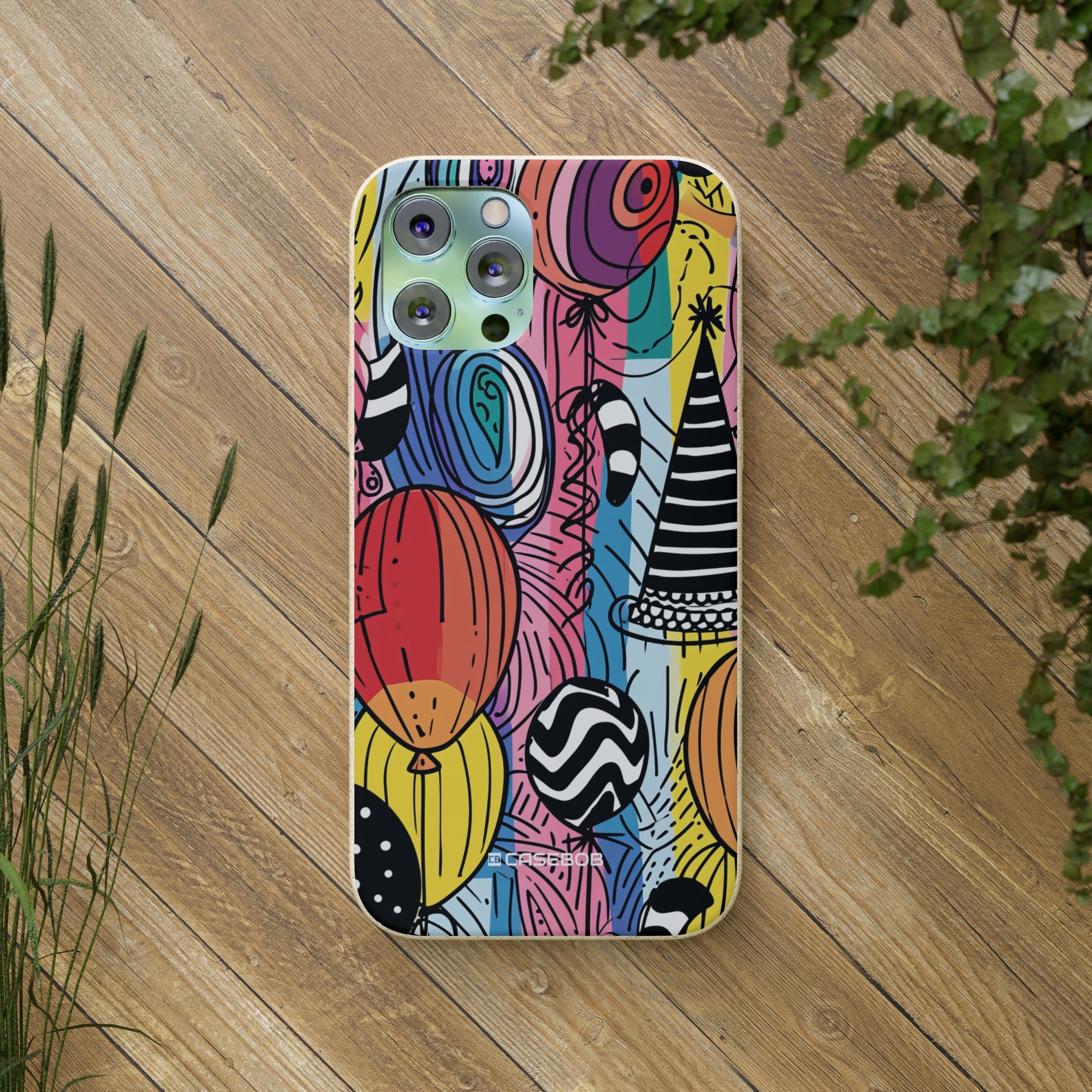 Vibrant Party Whimsy | Biodegradable Phone Case