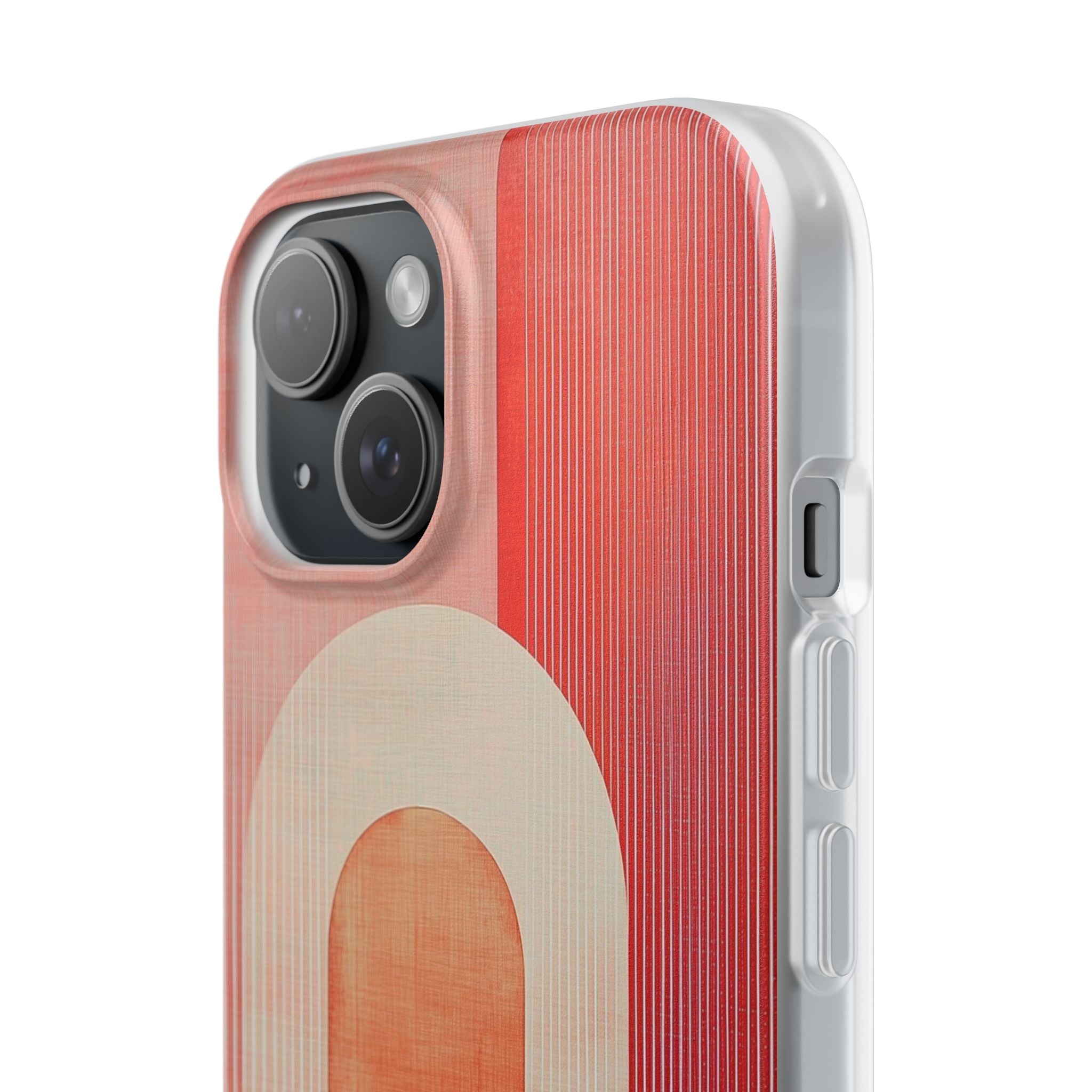 Crimson Arches iPhone 15 Case - Soft